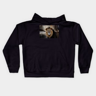 lion - portrait Kids Hoodie